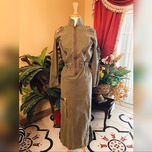 💫Camouflage Utility Maxi Dress